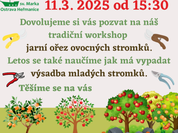 střih stromků